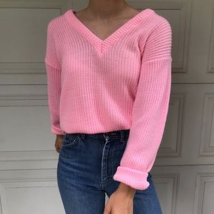 Pink sweater